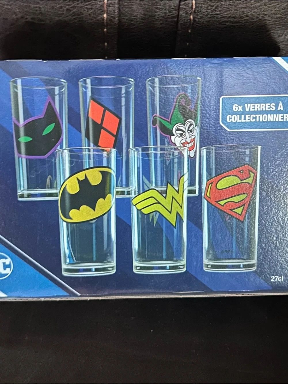DC Comics Harley Quinn & Joker Glasses - Set of 2